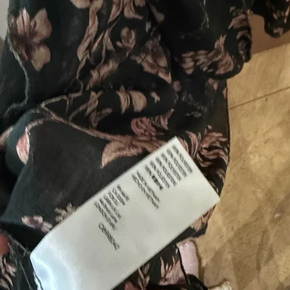 Free People Floral Long Sleeve Flowy Dress - Picture 5 of 9